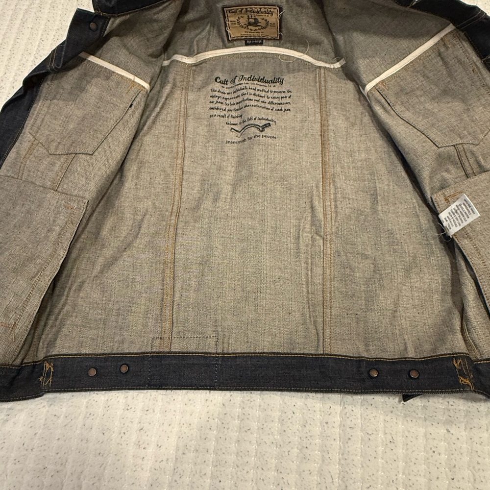 Cult of Individuality Dark Blue Denim Jacket - Picture 5 of 7